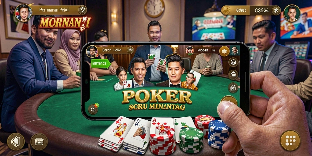 Tangkapan layar gameplay poker yang mengasyikkan di 8364.