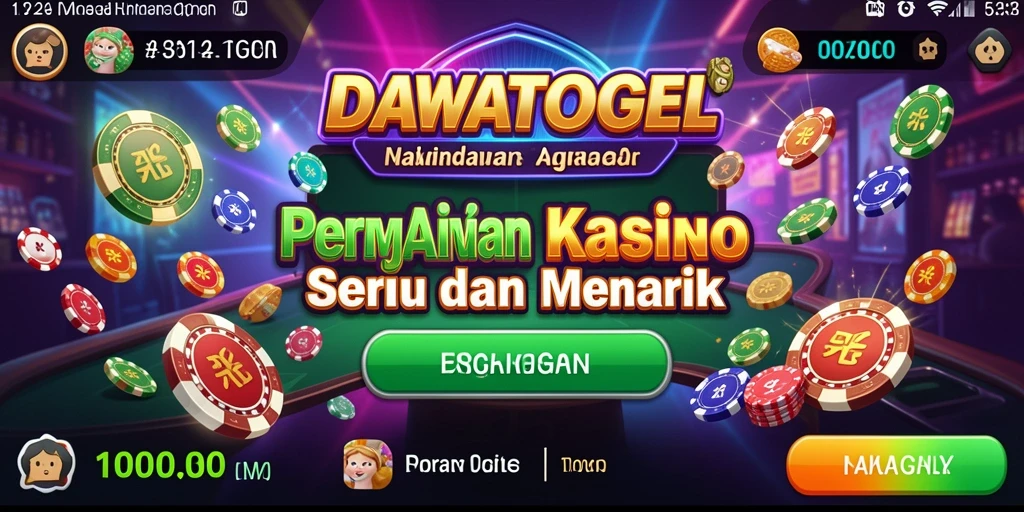 Tangkapan layar DAWATOGEL menampilkan gameplay kasino yang menarik dan interaktif.