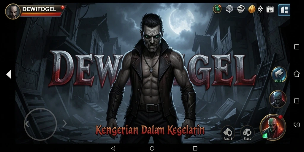 Tangkapan layar menunjukkan gameplay menegangkan dalam DEWITOGEL.