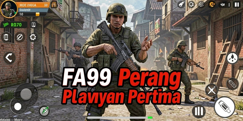 Tangkapan layar menunjukkan aksi berintensitas tinggi dalam gameplay FPS.