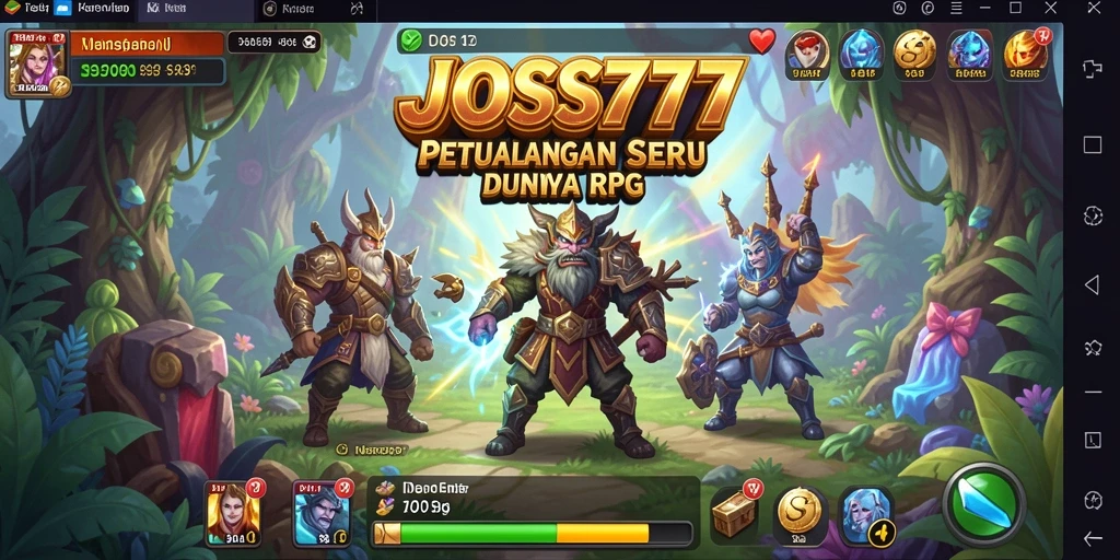 Tampilan gameplay <strong>JOSS777</strong> yang mendebarkan dan menawan.