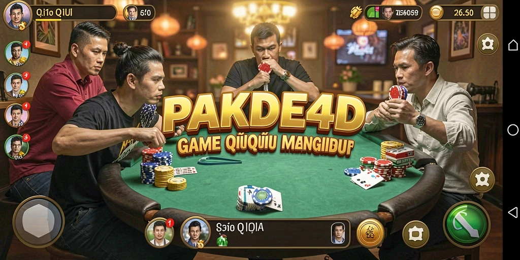 Tampilan gameplay QiuQiu yang menegangkan di PAKDE4D.