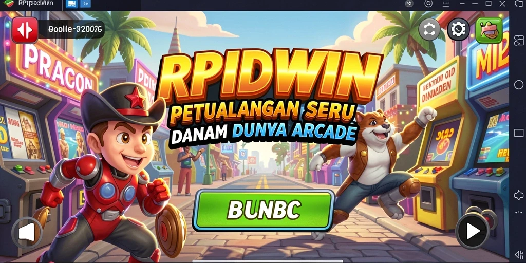 Tampilan utama RPIDWIN dengan gameplay yang menantang dan seru.