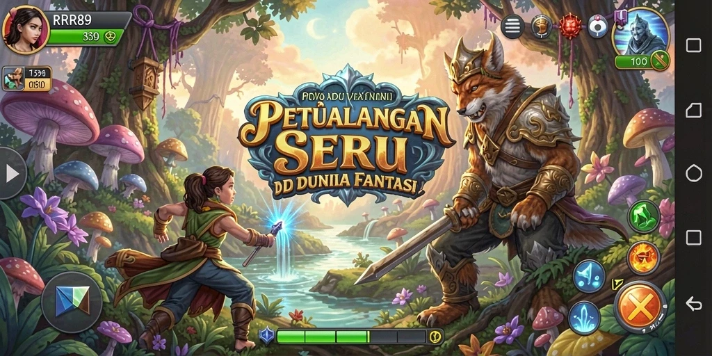 Gameplay RR89 menunjukkan petualangan mendebarkan di dunia fantasi.