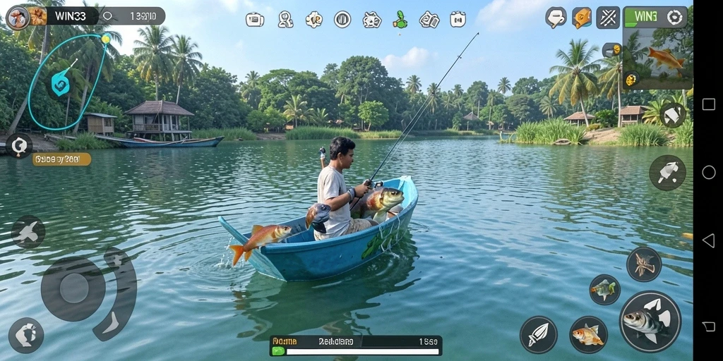 Tangkapan ikan besar di grafik yang menakjubkan.